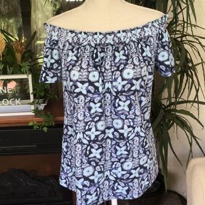 Style & Co. Off Shoulder Short Sleeve Top